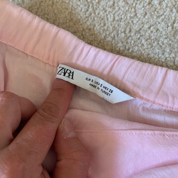 Zara pink one sleeve top - Picture 2 of 4